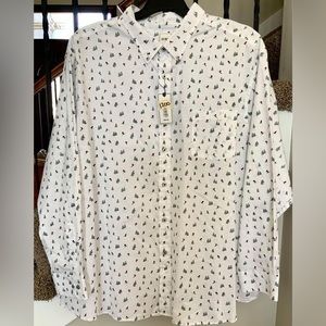 Mens NEW Size 4XB Long Sleeve Shirt.   #1200
